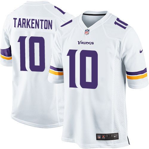 Men Minnesota Vikings #10 Fran Tarkenton Nike White Game Retired Player NFL Jersey->minnesota vikings->NFL Jersey